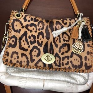 Coach Leopard Print Satchel